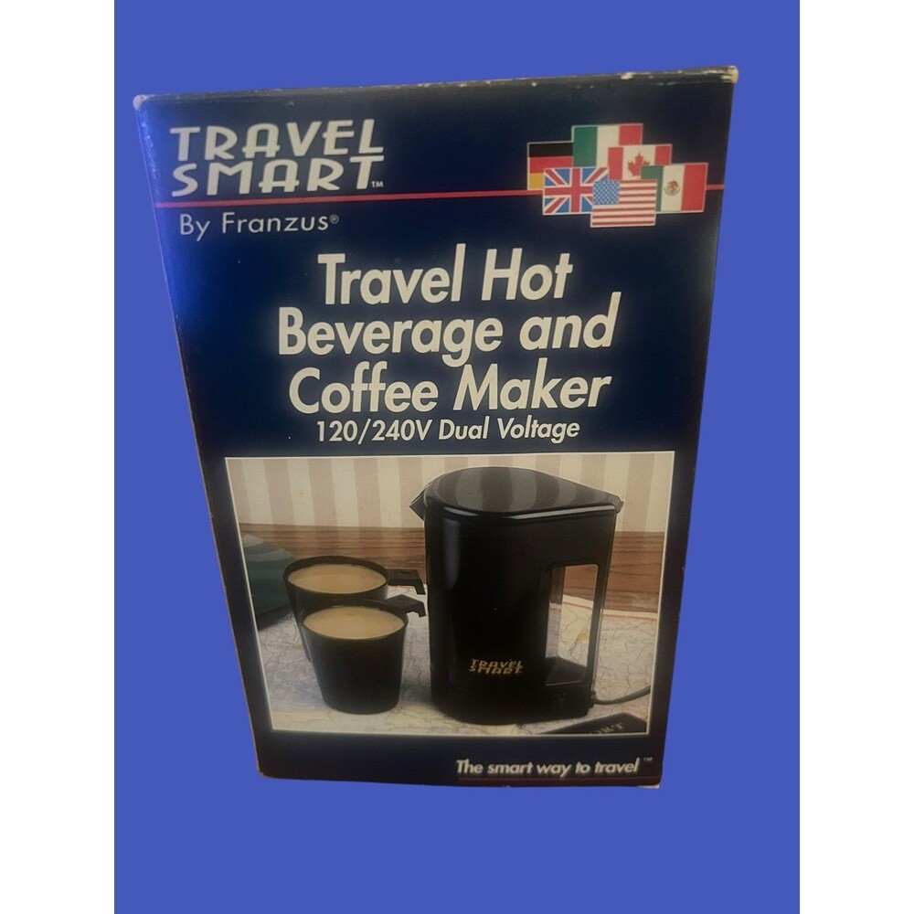 Vintage Franzus Travel Classics Hot Beverage Coffee Maker 120/240V Dual Voltage